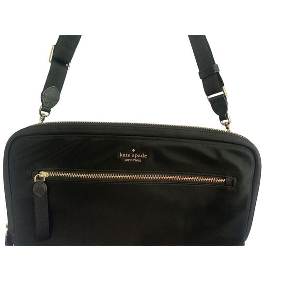 NWOT Kate Spade 15" Laptop Bag Chelsea Messenger Sleeve Black New - Picture 13 of 16